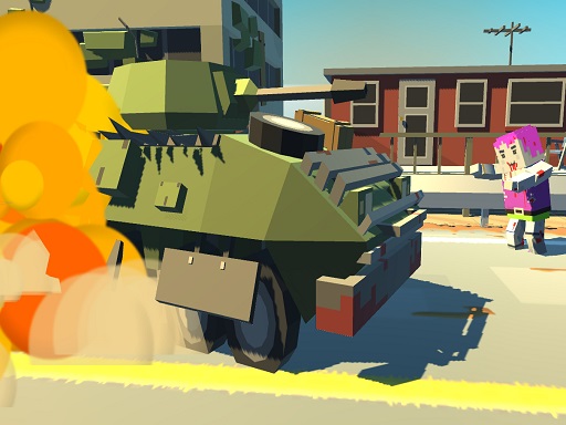 Tank Smash Zombie Highway 